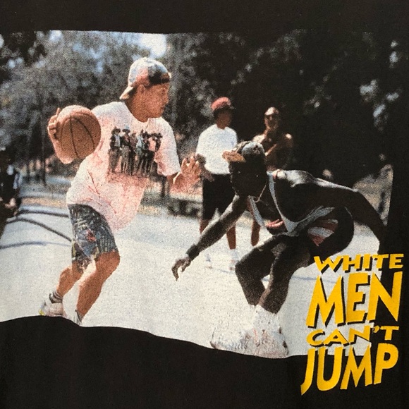 White Men Can’t Jump, Black Graphic Tee, Size XL - Picture 2 of 3